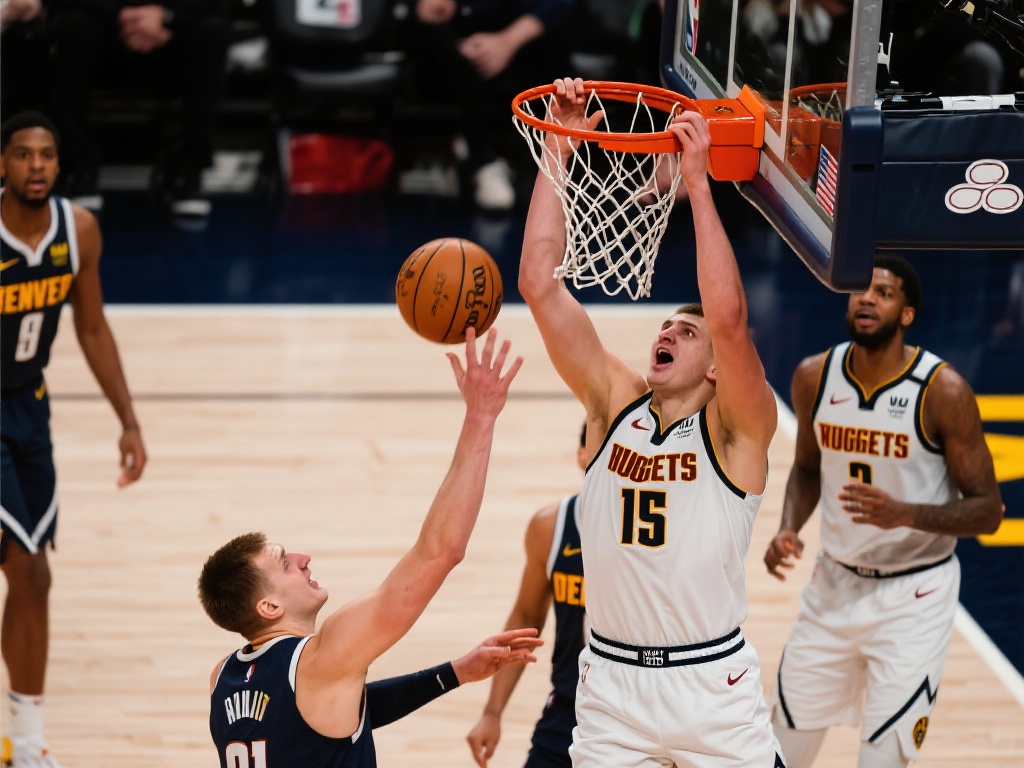 约基奇精准助攻 布劳恩腾空暴扣得分 无论是击地妙传还是双手扣篮,这类瞬间之所